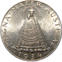 5 Schilling 1934 Silbermünze