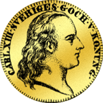 1813 Dukaten Gold Münze Bildseite