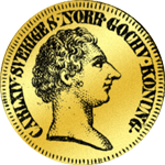 1836 Gold Münze Doppeldukaten Bildseite