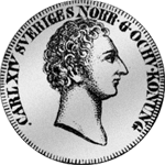 1834 1/4 Reichs Spezies Taler Münze Silber Bildseite