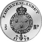1779 2/3 Reichs Spezies Taler Doppel Plott Münze Silber 