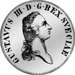 1784 Silber Münze Plott 1/3 Reichs Spezies Taler Bildseite