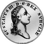 1786 Münze Silber 1/2 Plott 1/6 Reichs Spezies Taler 