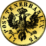 1724 Gold Münze Louisdór Alte Pistole 