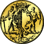 1741 Gold Münze 1741 Einfacher Dukaten 