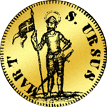 1768 Gold Münze Einfacher Dukaten