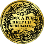 1743 Gold Münze Unterwalden Einfacher Dukaten 