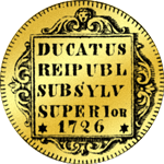 Gold Münze Unterwaldern 1726 Einfacher Dukaten