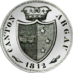 4 Franken Stück Silber Münze Neutaler 1812