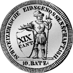 Silber 1811 Franken Freyburg Batzen Stück 10