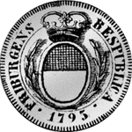 1795 Taler Stück Freyburg Münze Silber 1/6