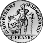 1813 Neutaler Münze Freyburg Silber