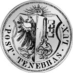Münze Genf 1848 10 Frankenstück Silber