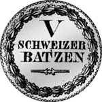 Halber Franken Silber Münze 1826