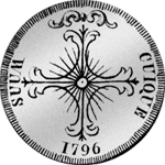 Neuburg Silber Münze 1/4 Taler 1796 