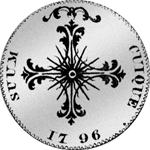1796 Kleiner Taler Silber Münze 21 Batzen Neuburg