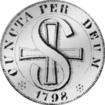 1798 Silber Münze 2 Franken 20 Batzenstück 