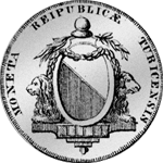 1794 Silber Münze Neutaler Thurgau 