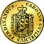 Gold Münze Carlsdór Luisdór 1799 Rückseite
