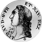 Silber Waadtland 1768 4 Franken Stück Silber Münze Neutaler 