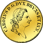 Gold Münze Taler Stück 10 Doppel Pistole 1777