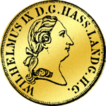 Wilhelmsdór Luisdór Einfache Pistole 1791 Münze Gold