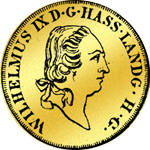 1788 Gold Münze Einfache Pistole Luisdór Wilhelmsdór
