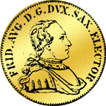Münze Gold Einfacher Friedrich Augustdór 1800