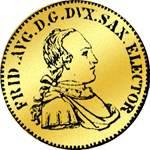 Friedrich August Dór Einfach Gold Münze 1789