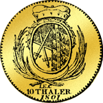Münze Gold Pistole Doppelt 1801