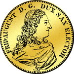 Gold Münze Doppel Pistole 1779