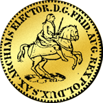 Gold Dukaten Münze 1741