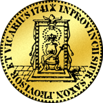 Rückseite Gold Münze Dukaten 1741
