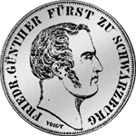 Gulden Stück 2 1846 Münze Silber 