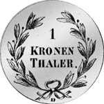 Kronen Taler Silber Münze 1817