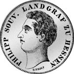 1846 Gulden Stück 2 Münze Silber