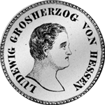 1825 Kronen Taler Münze Silber Rückseite