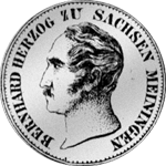 1/2 Gulden Stück Silber Münze 1846