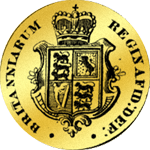 1839 Rückseite Münze Gold Pfund Sovereign 