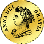 Guinee Gold Münze 1713