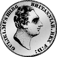 1 Schilling Silber Münze 1831