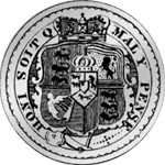 1816 Rückseite Silber Münze 1 Schilling