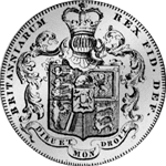 Halbe Krone 2 1/2 Schilling Silber Münze 1826
