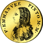 1765 Gold Münze Zechino 5 Scudi 