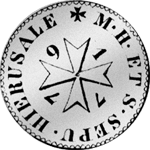 1779 2 Tari Silber Münze Rückseite