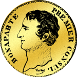 1804 Rückseite Gold Münze 20 Franken Stück 