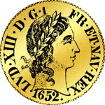 1652 Louisdór Gold Münze 