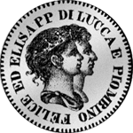 1 Frank 1808 Silber Münze