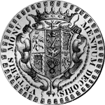 1739 Silber Scudo Münze Rückseite