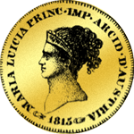 20 Lire Stück Gold Münze 1815
